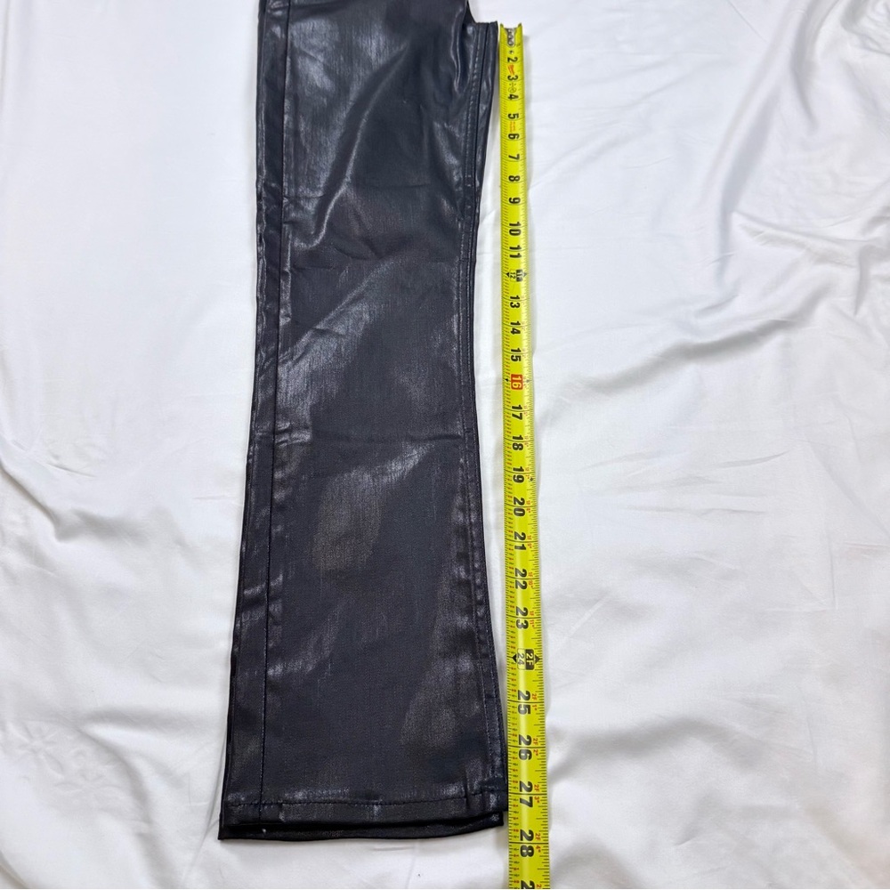 GAP Vintage Slim Sky High Black Foil Coated Jeans 25/0 Regular - Picture 5 of 8